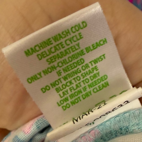 Lilly Pulitzer Jerrica Blouse Top Halter Ruffle Print Cotton Flowy XL NWT - Picture 12 of 12